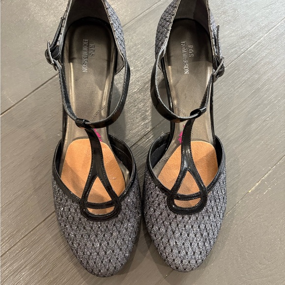 Ros Hommerson Black and Silver Heels - Picture 2 of 8